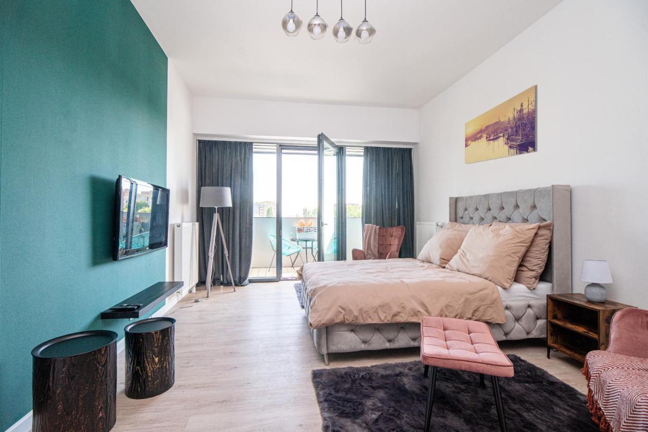 Hanza Tower Luxury Щецин Экстерьер фото